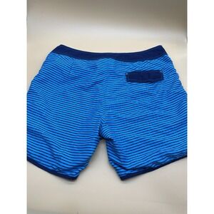 Body Glove Board Shorts Mens 36 Blue Swim‎ Trunks Unlined Blue Striped